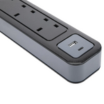 Targus SmartSurge Plus with USB-A and USB-C Ports - 4位拖板