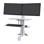 Ergotron WorkFit-SR, Dual Monitor, Sit-Stand Desktop Workstation