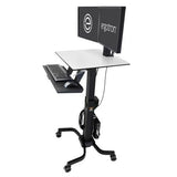 Ergotron WorkFit-C, Dual Sit-Stand Workstation