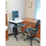 Ergotron WorkFit-C, Single LD Sit-Stand Mobile Desk