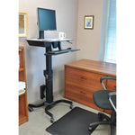 Ergotron WorkFit-C, Single LD Sit-Stand Mobile Desk